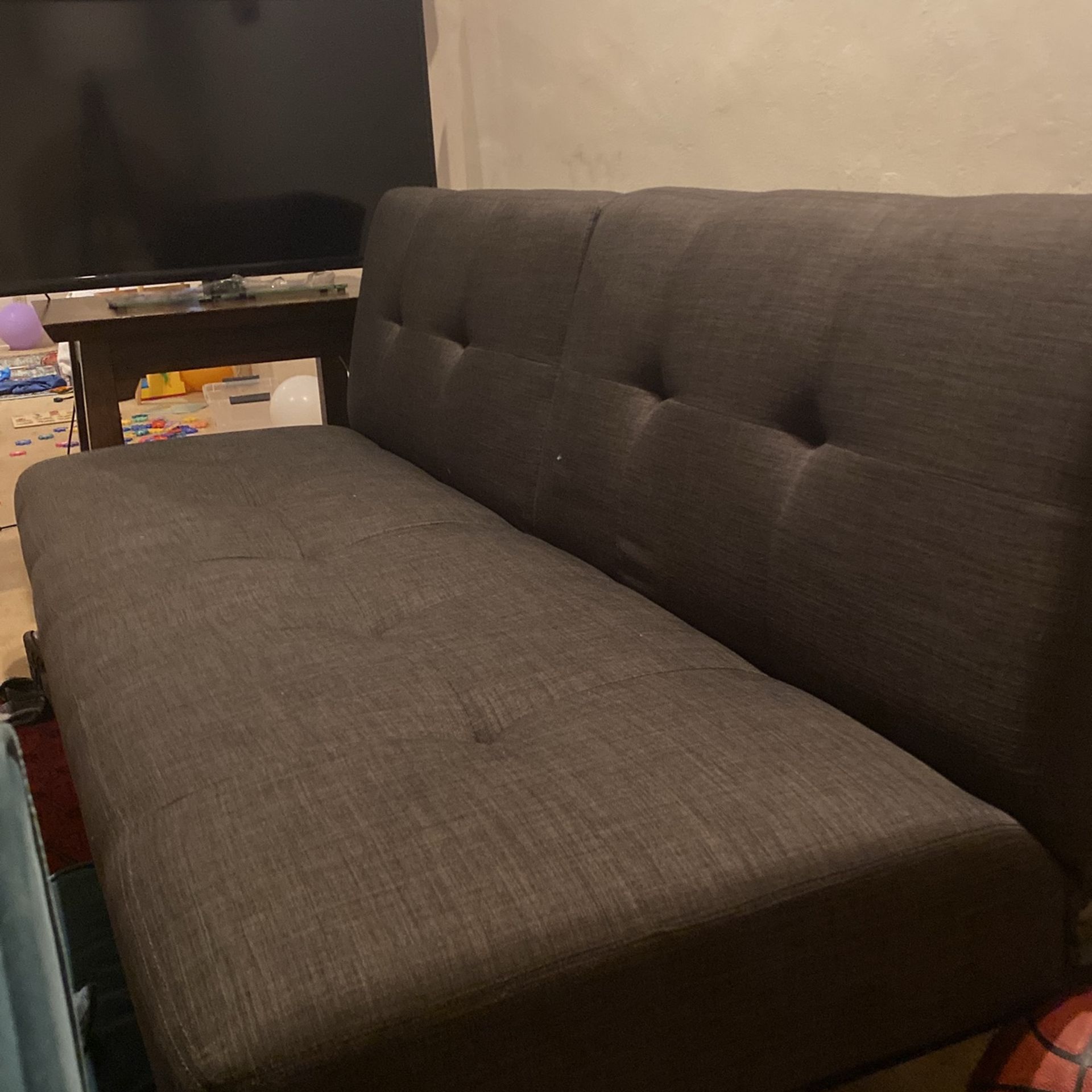 Dark Grey Futon/Sofa from World market