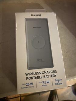 Samsung 10000mAh 25W Wireless Power Bank - Silver