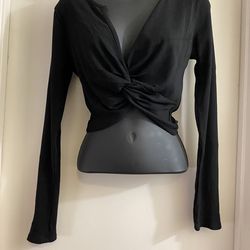 Long sleeve crop size M