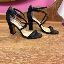 Black Sparkly Heels Size 6 Women’s 