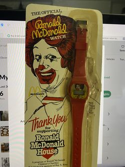 1984 Official Ronald McDonald charity watch