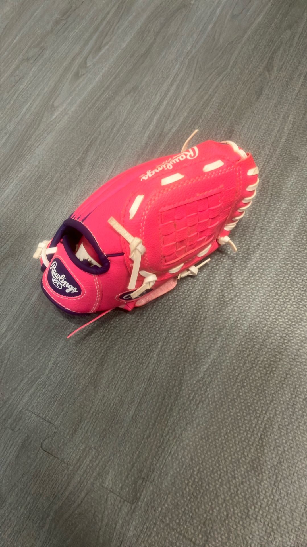Girls Kids Rawlings Tball  Baseball Softball Glove  Mitt
