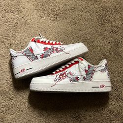 Air Force 1 Custom Painted Dragon
