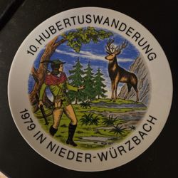 Collectable Vintage German Plate 