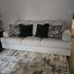Linen Soft Plush Sofa.