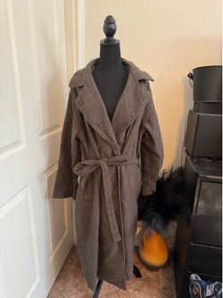 Women’s brown trench coat
