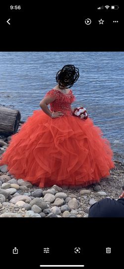 Quinceanera red Dress