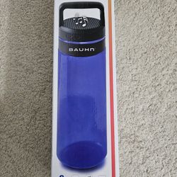 Bauhn 2-In-1 Smart Water Bottle with Bluetooth Speaker Blue