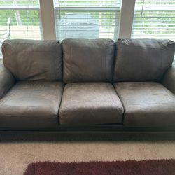 Brown Full Sofa Set  