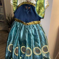 Anna Frozen Costume Size 3