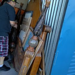 Beautiful King Size Head And Foot Board 