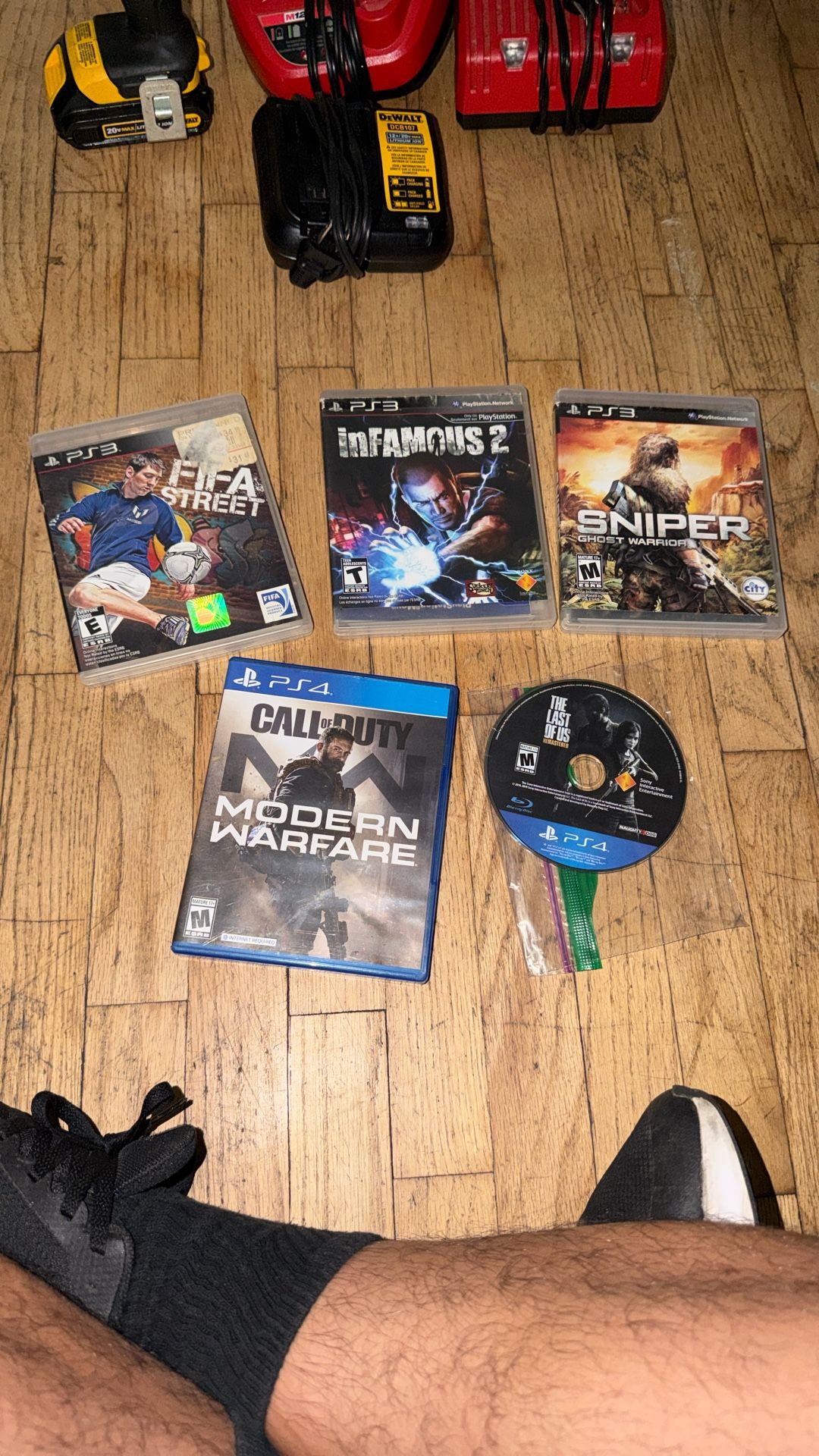 3 PS3 Games And 2 PS4 Games