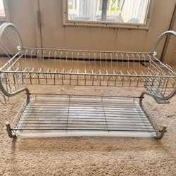 22 Inch Two Shelf Dish Rack