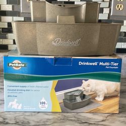 Pet safe drinking fountain