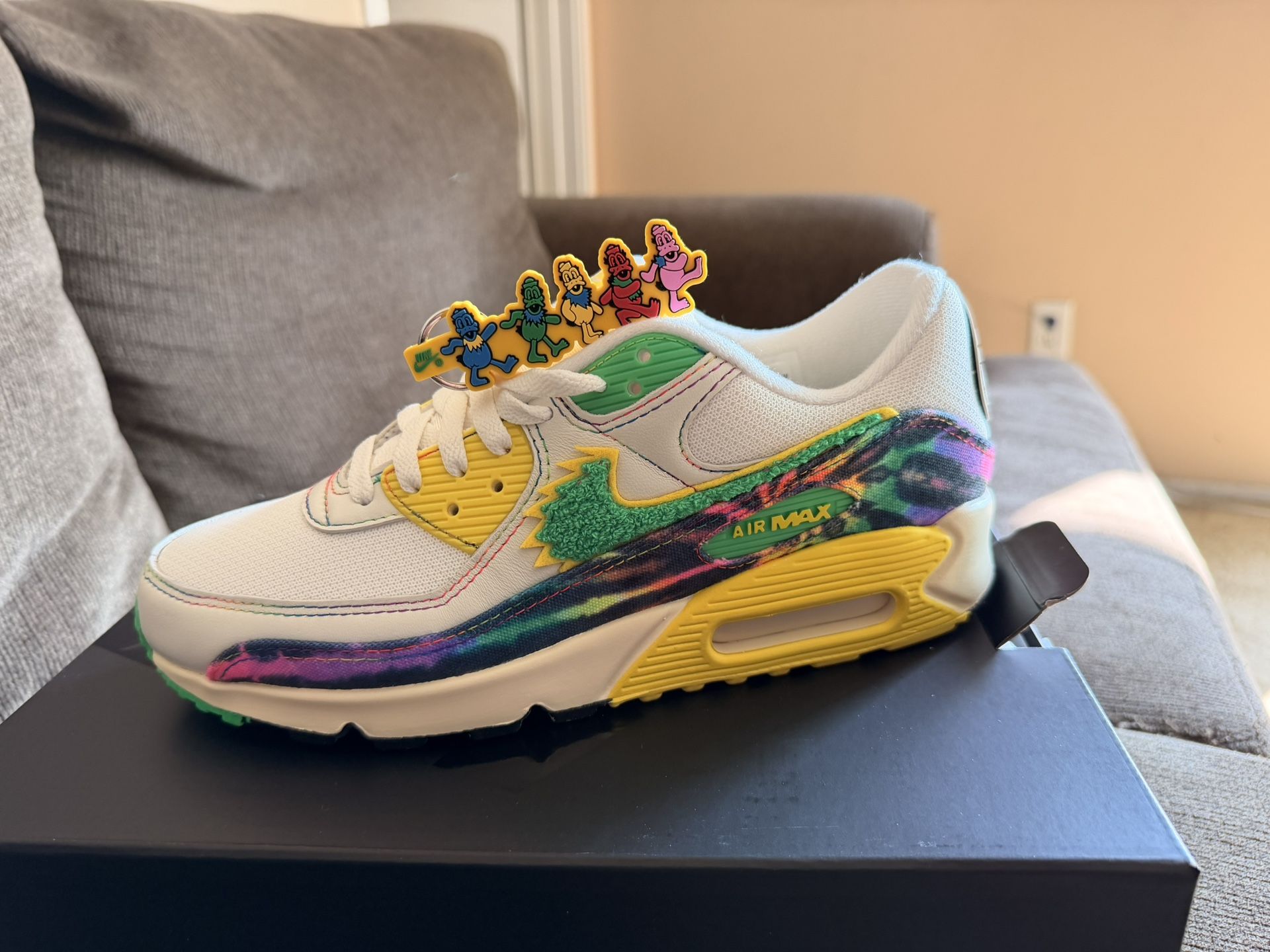 air max 90 x university of oregon x Grateful Dead Size 9