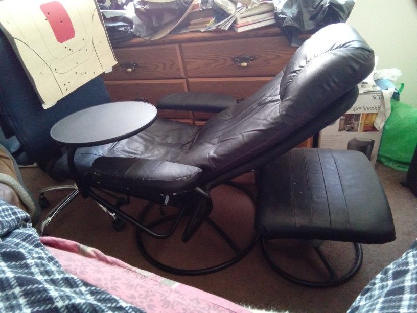 Black Reclining Chair