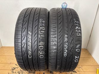 2 tires 255 40 20 Hankook ventus s1 noble2 high tread no repairs