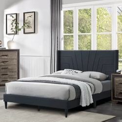 Queen Bed With Mattress 
