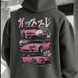 Tokyo Drift Street Wear Y2K Xl Gray Cotton