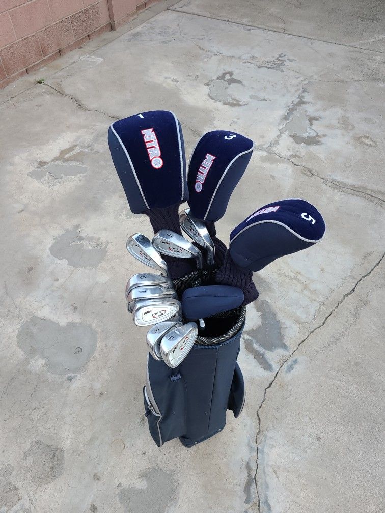 New Ladies Nitro Power Shot Golf Club Set