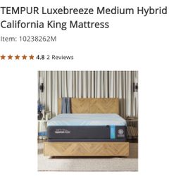 Tempur Cal King Luxbreeze