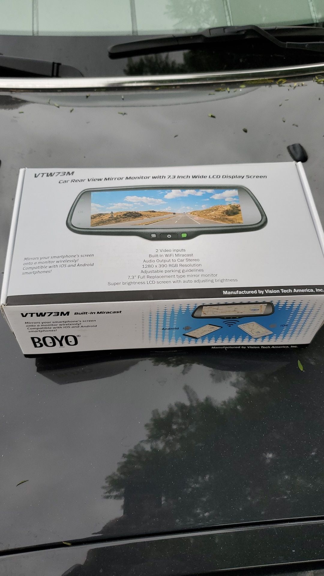 Backup Mirror Monitor System BOYO