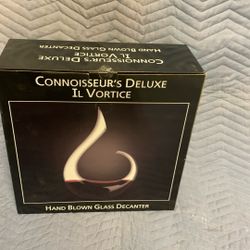 Hand Blown Glass Decanter