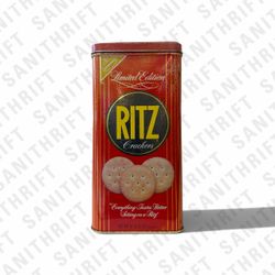 Vintage 1986 Nabisco Ritz Crackers Limited Edition Metal Tin Canister