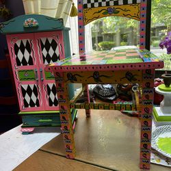 Child’s Chair And Matching Jewelry Box