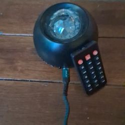 Bluetooth Multicolor Meditation Strobe Light W/ Remote Control Also Plays Music 