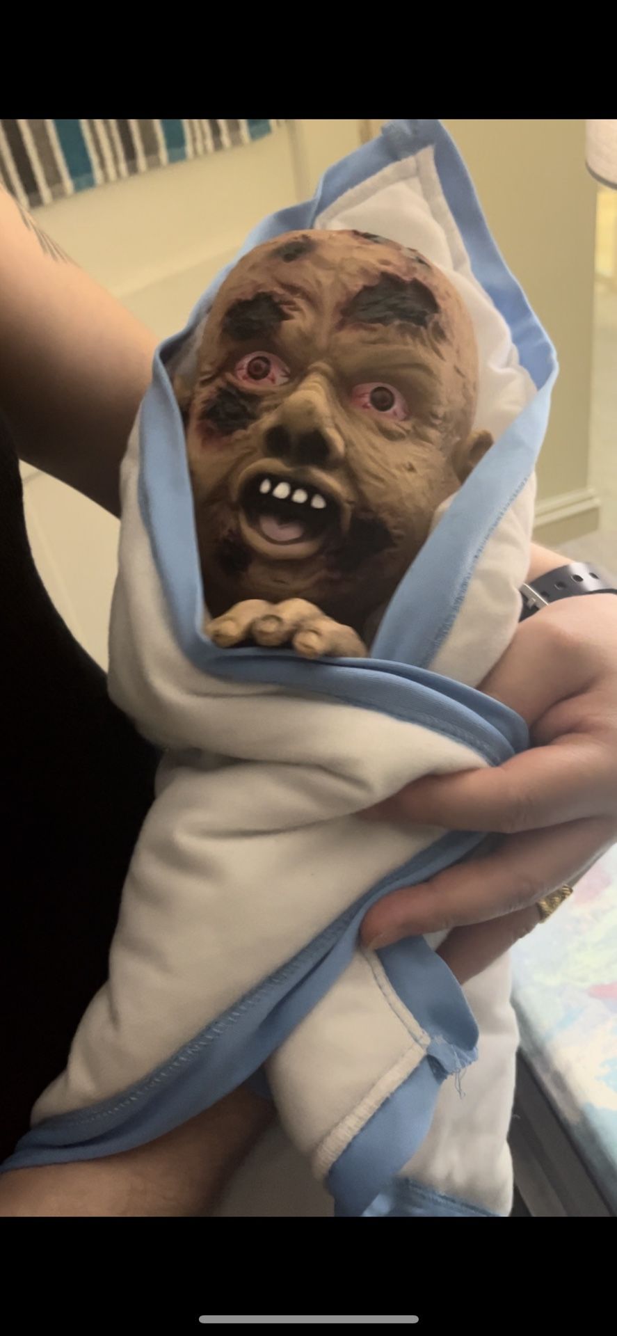 ROBBIE THE ZOMBIE BABY PUPPET