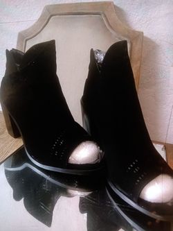 Black Suede Ankle Boots