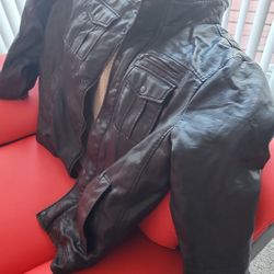 Dark Brown Leather Jacket