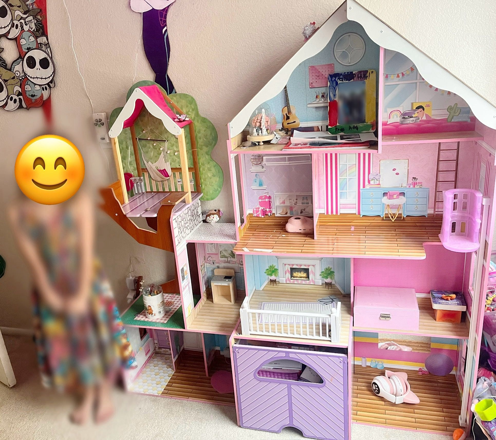 Large Wooden Barbie/doll House