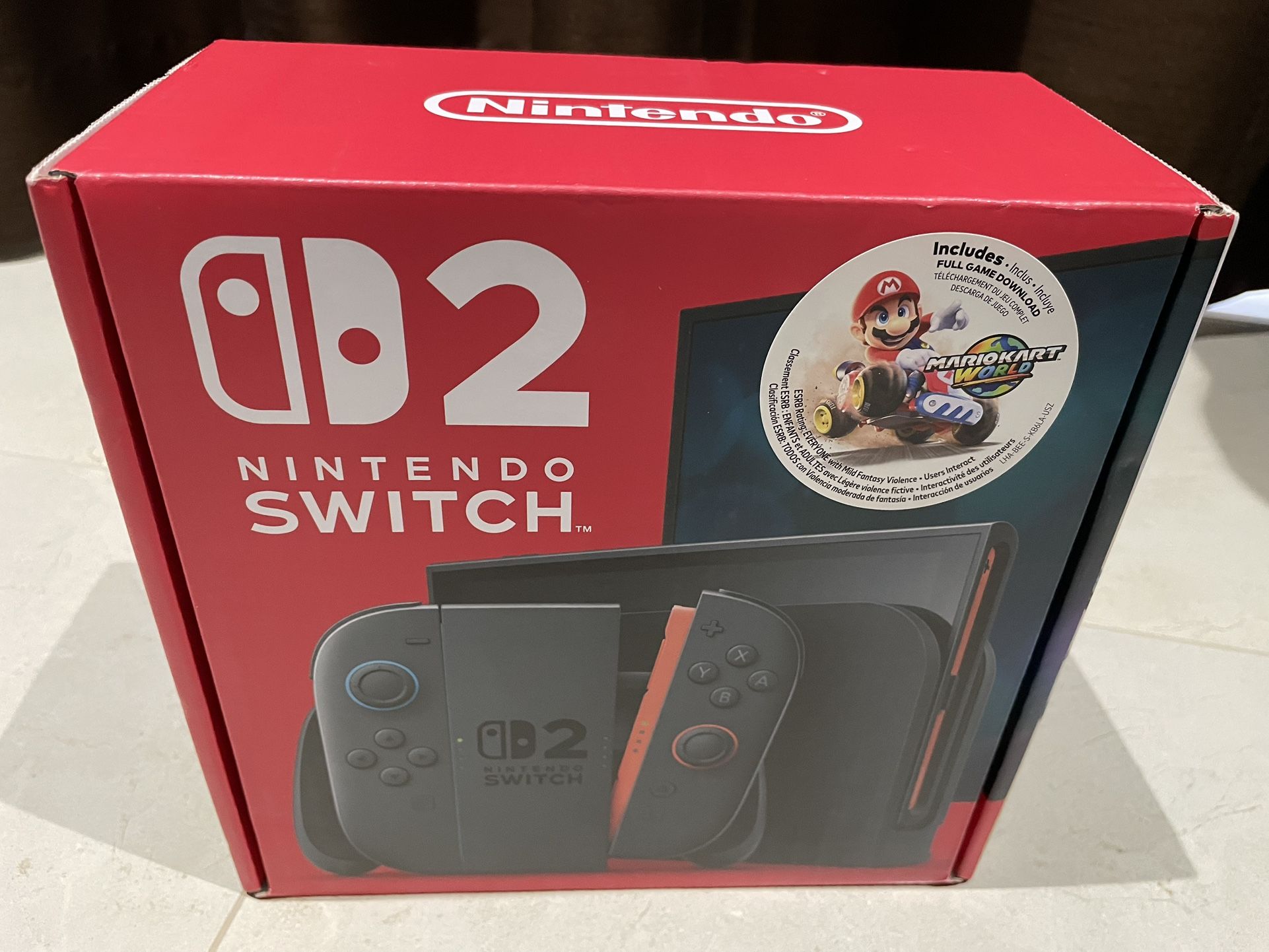 Nintendo Switch 2 + Mario Kart World Console Bundle - Brand New / Factory Sealed - IN HAND