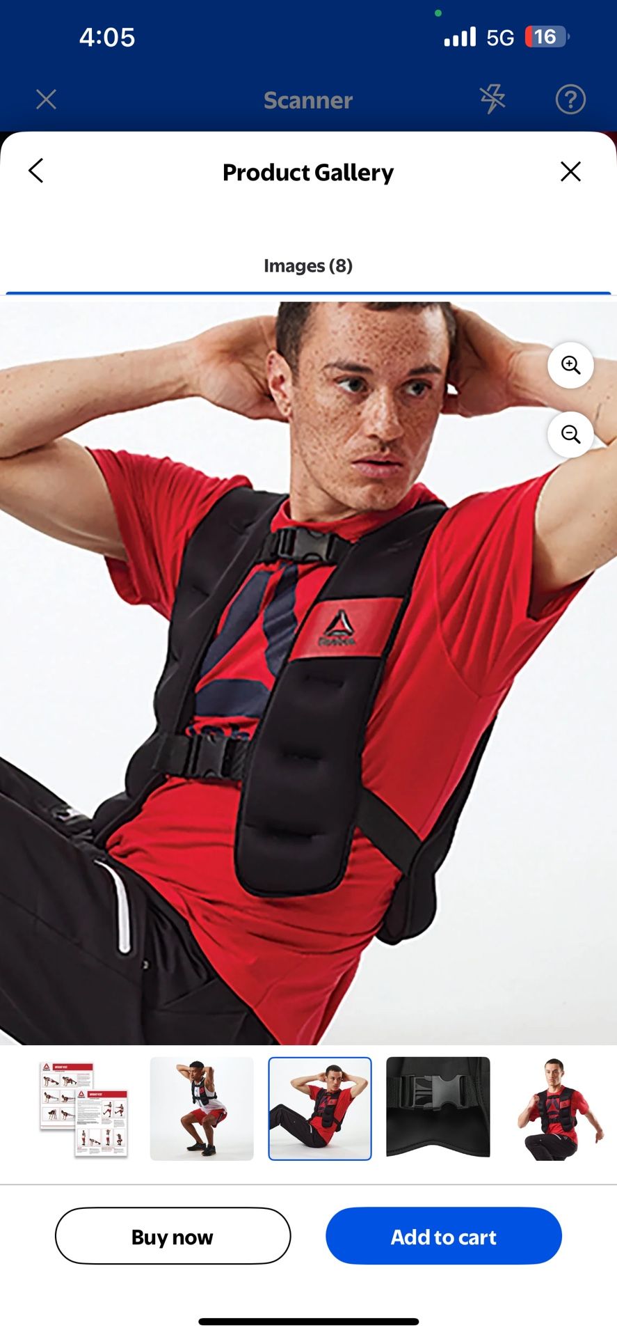 Reebok Delta Weight Vest 20 LB , Black, Adjustable, Unisex Sizing