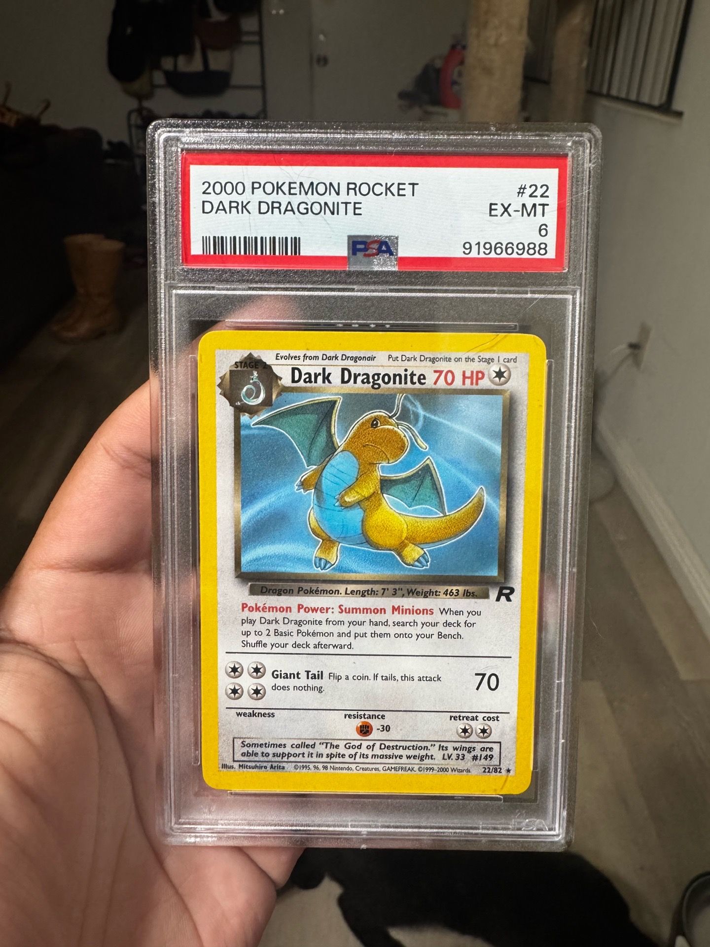2000 Team Rocket Dark Dragonite (#22)