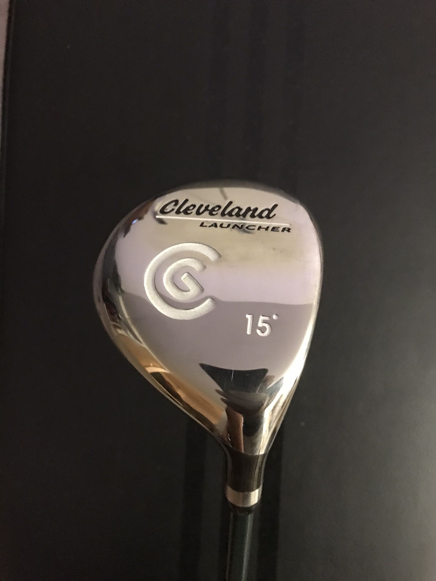 Cleveland Launcher 15 Degree Metal 3 Wood With EI-70 True Temper Graphite Tour  Stiff Shaft And Golf Pride Tour Wrap Grip