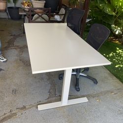 Adjustable Table and Computer Chairs