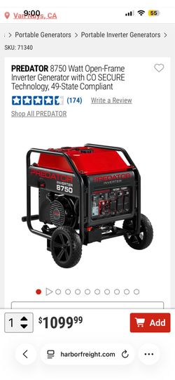 Predator inverter 8750