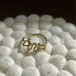 Tiffany And co. LOVE ring