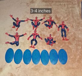 Spiderman 7 Piece figures
