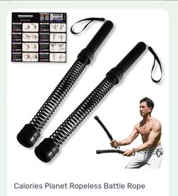 Black weighted ropeless rope