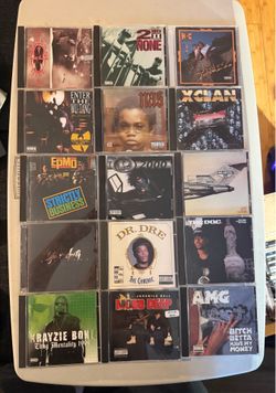 Hip hop CDs rap music collection!   Rare