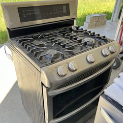 LG Gas Range Stove With Double Oven 