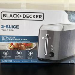 Black + Decker 2-Slice Toaster