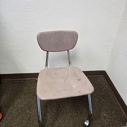 Vintage Chair With Wheels 