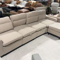 L-shaped sofa$320
