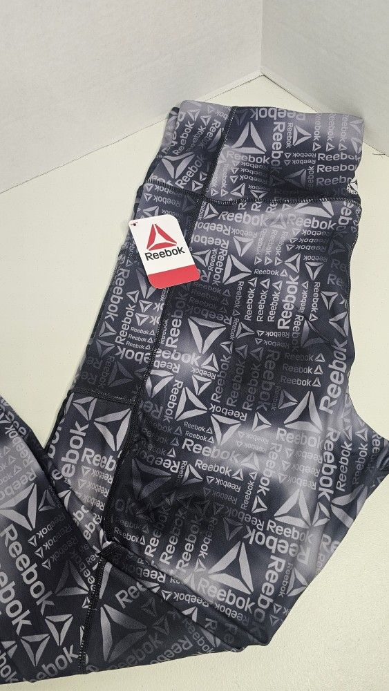 Reebok Print Everyday Pocket Active Leggings Womens Lg