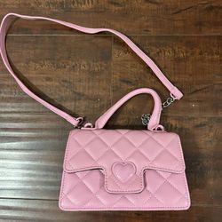 Mini Betsy Johnson Purse In Pink 